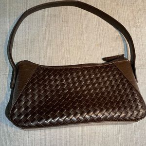 Never used. Vintage brown leather purse. Aspects by Lisette